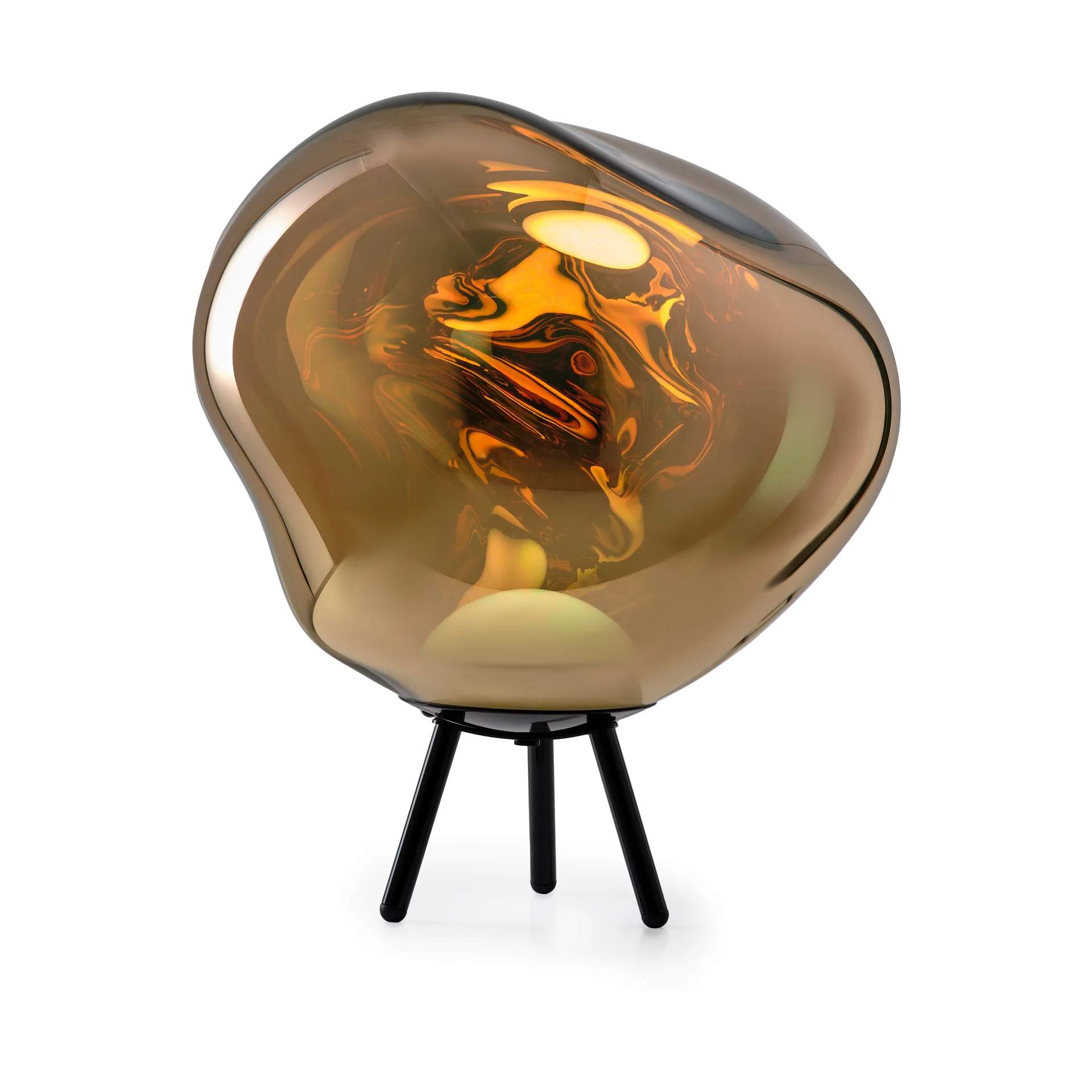 Melt Portable LED Large gulvlampe, Gold Tom Dixon