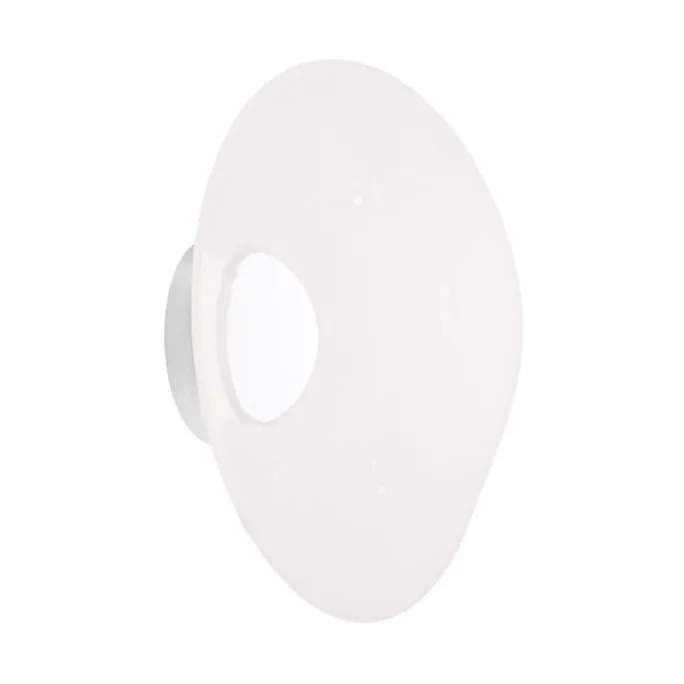 Melt Surface LED vegglampe, Opal-silver Tom Dixon