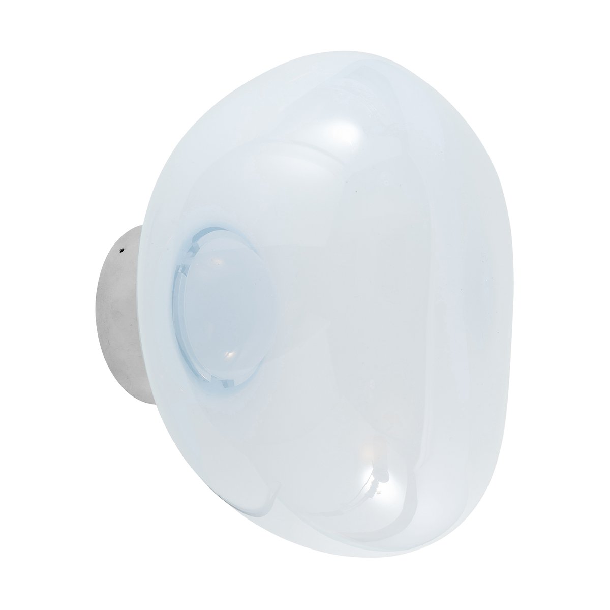 Bilde av Tom Dixon Melt Surface mini vegglampe LED 30 cm Opal-silver