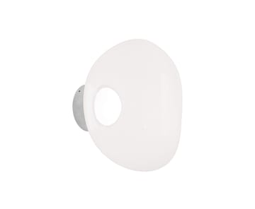 Melt Surface mini vegglampe LED 30 cm - Opal-silver - Tom Dixon