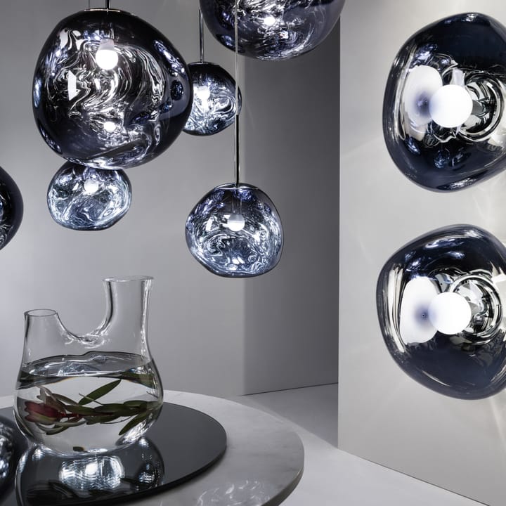 Melt Surface vegg- og taklampe LED, Smoke Tom Dixon