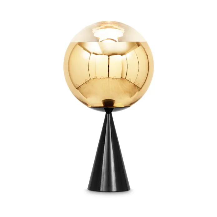 Mirror Ball fat bordlampe LED 46,5 cm, Silver-silver Tom Dixon