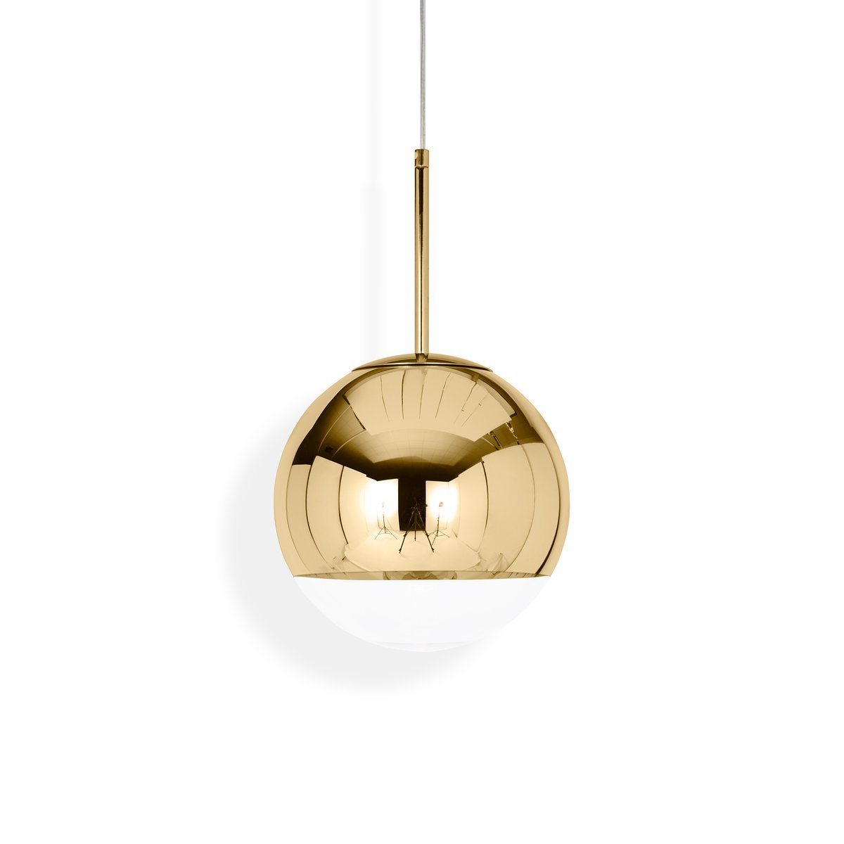 Bilde av Tom Dixon Mirror Ball pendel LED Ø 25 cm Gold