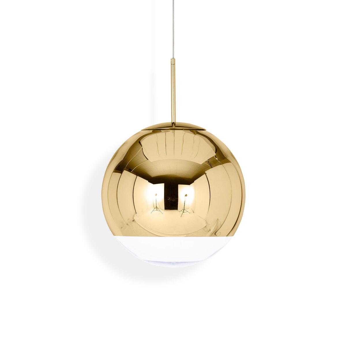 Bilde av Tom Dixon Mirror Ball pendel LED Ø 40 cm Gold