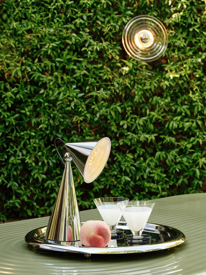 Pose Portable LED bordlampe, Silver Tom Dixon