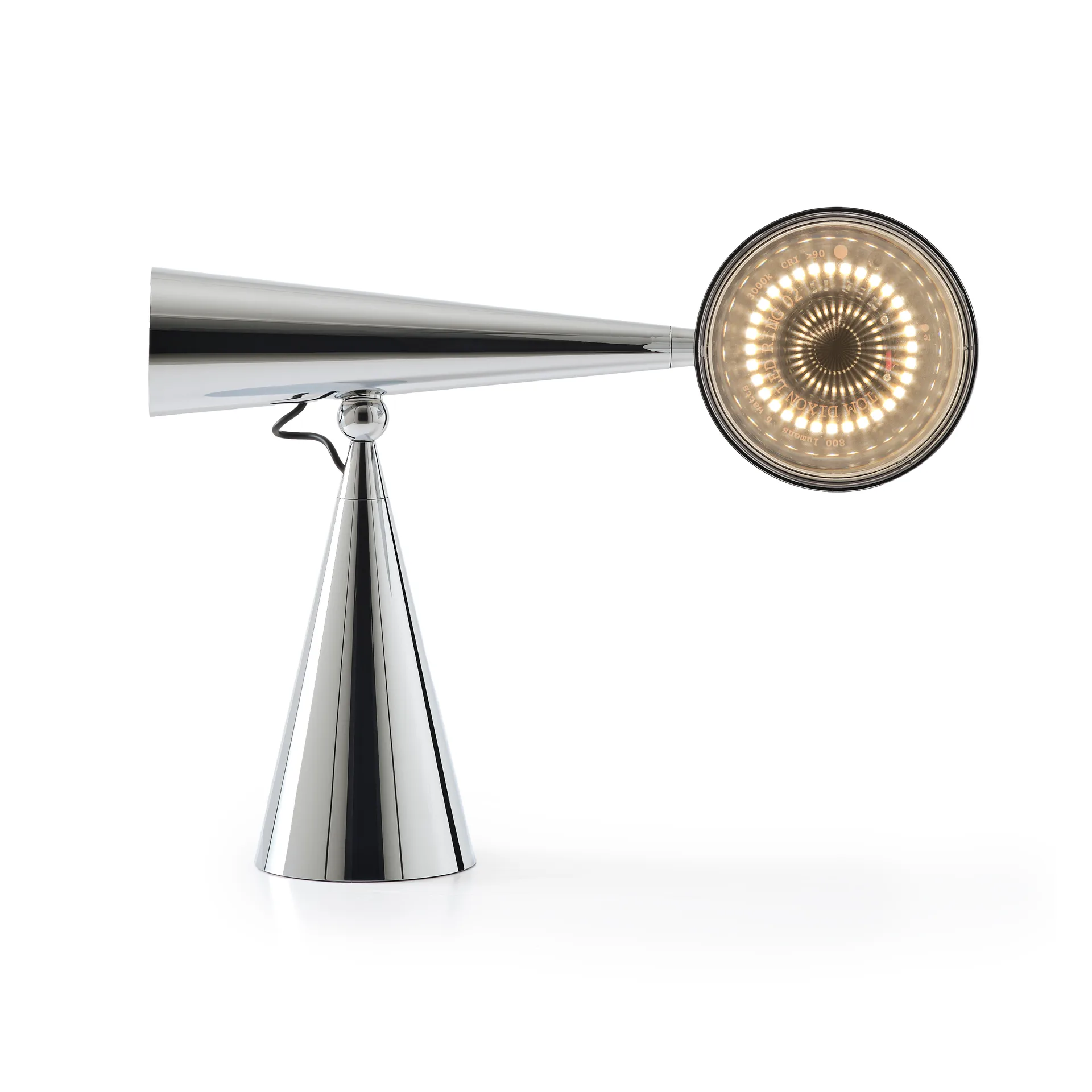 Pose Task LED bordlampe, Silver Tom Dixon