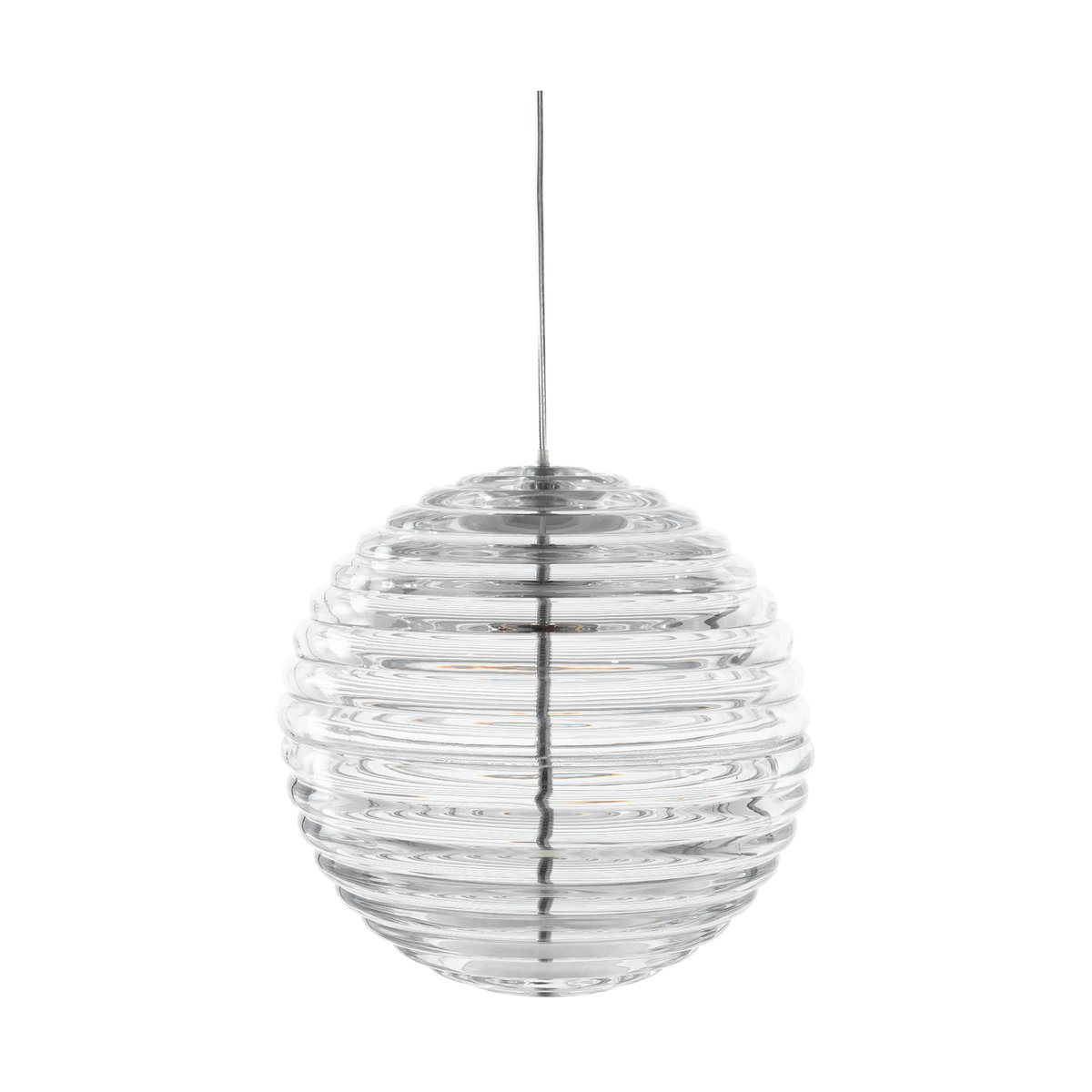 Bilde av Tom Dixon Press Sphere pendel LED Ø30 cm Clear