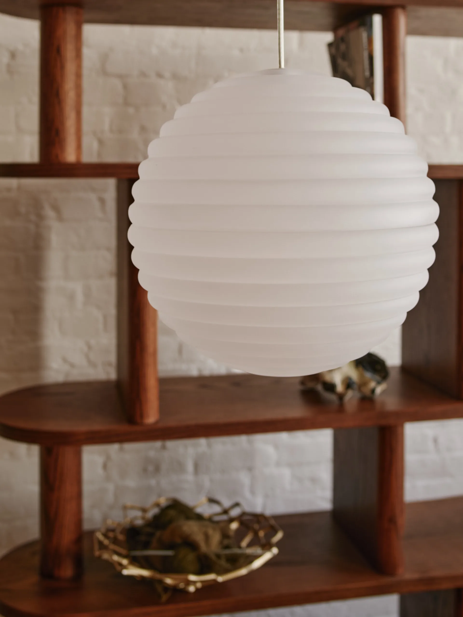 Press Sphere pendel LED Ø30 cm, Frostet Tom Dixon