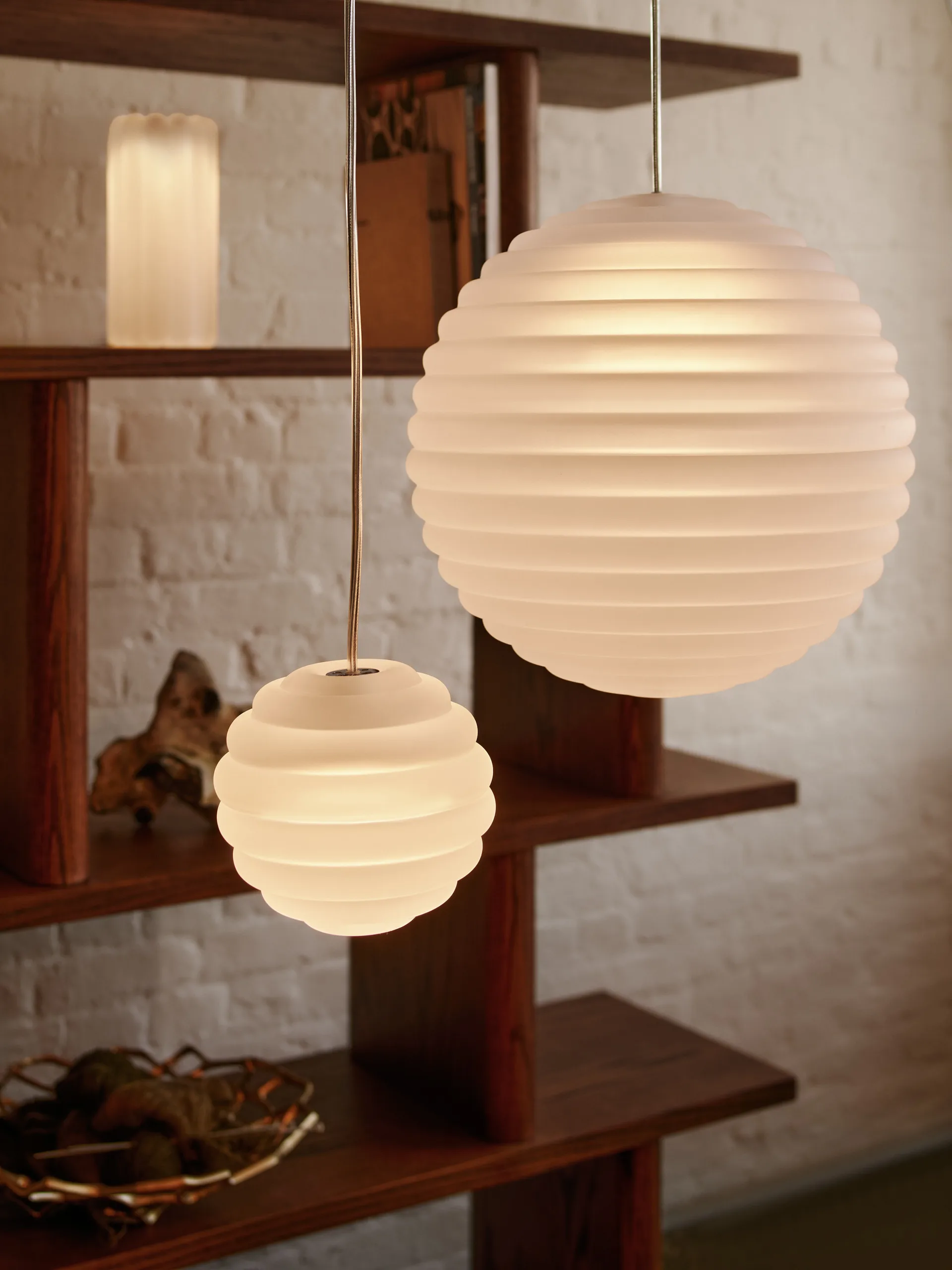 Press Sphere pendel LED Ø30 cm, Frostet Tom Dixon