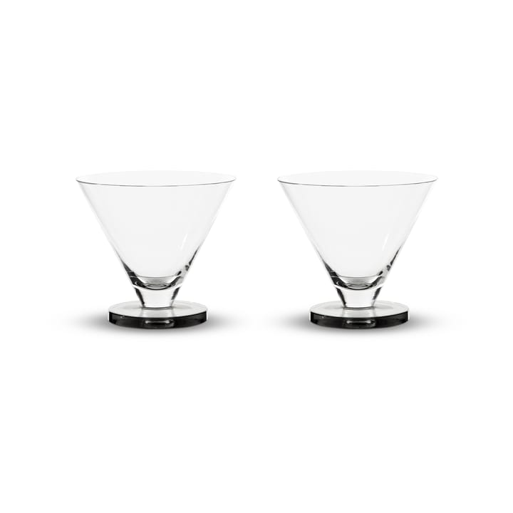 Puck cocktailglass 26 cl 2-pakning - Clear - Tom Dixon