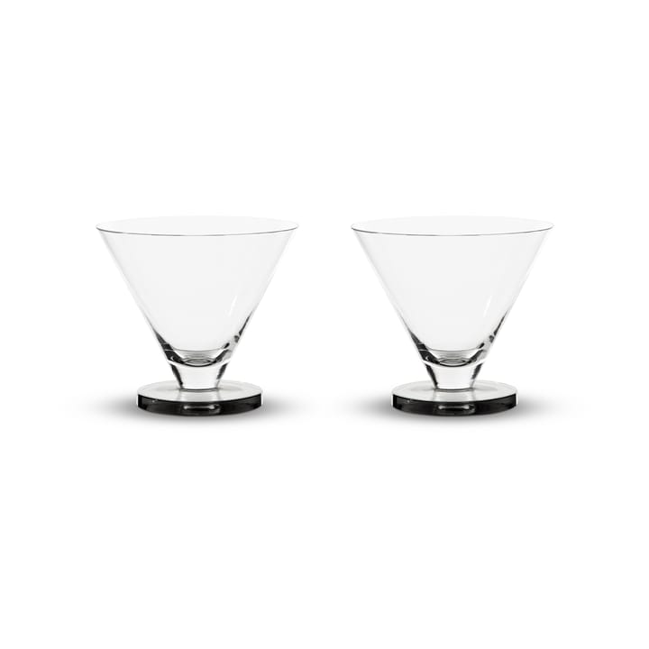 Puck cocktailglass 26 cl 2-pakning - Clear  - Tom Dixon