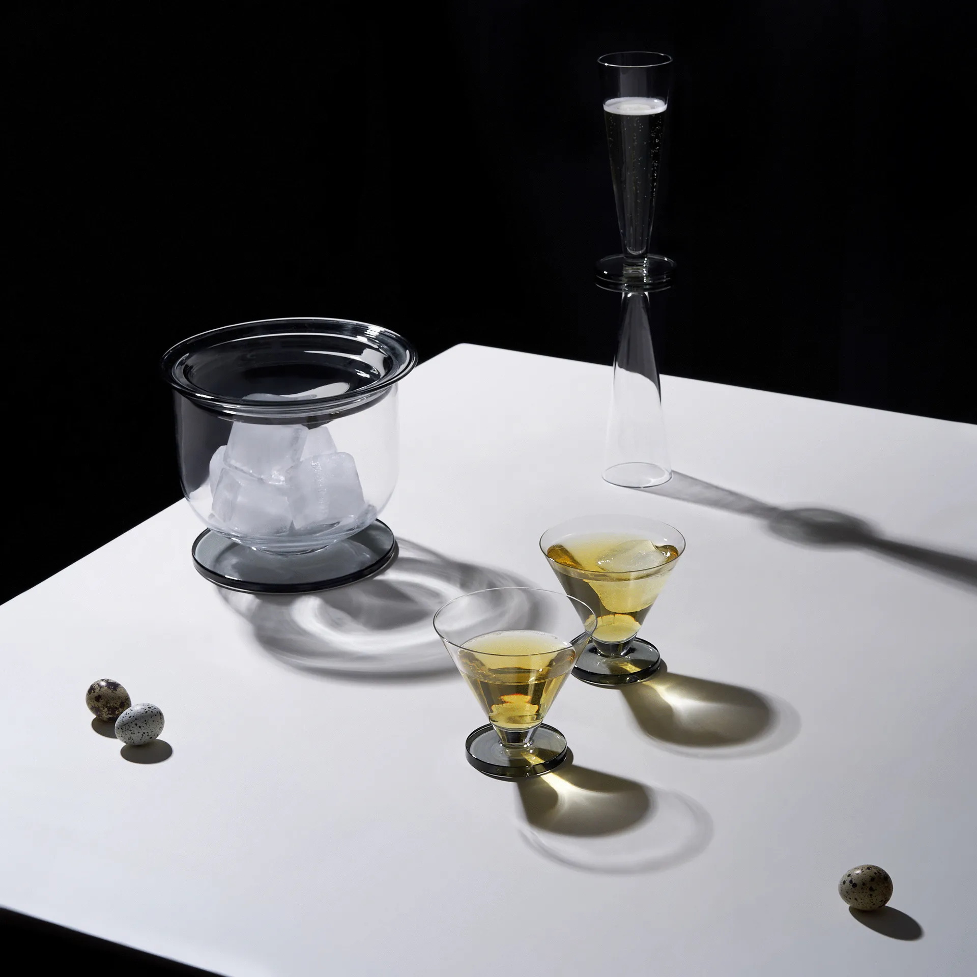 Puck cocktailglass 26 cl 2-pakning, Clear Tom Dixon