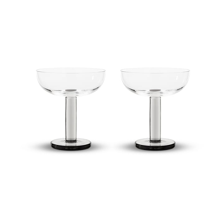 Puck coupeglass 17,5 cl 2-pakning - Clear - Tom Dixon