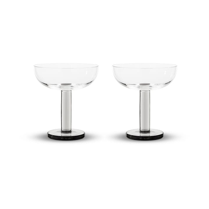 Puck coupeglass 17,5 cl 2-pakning - Clear  - Tom Dixon