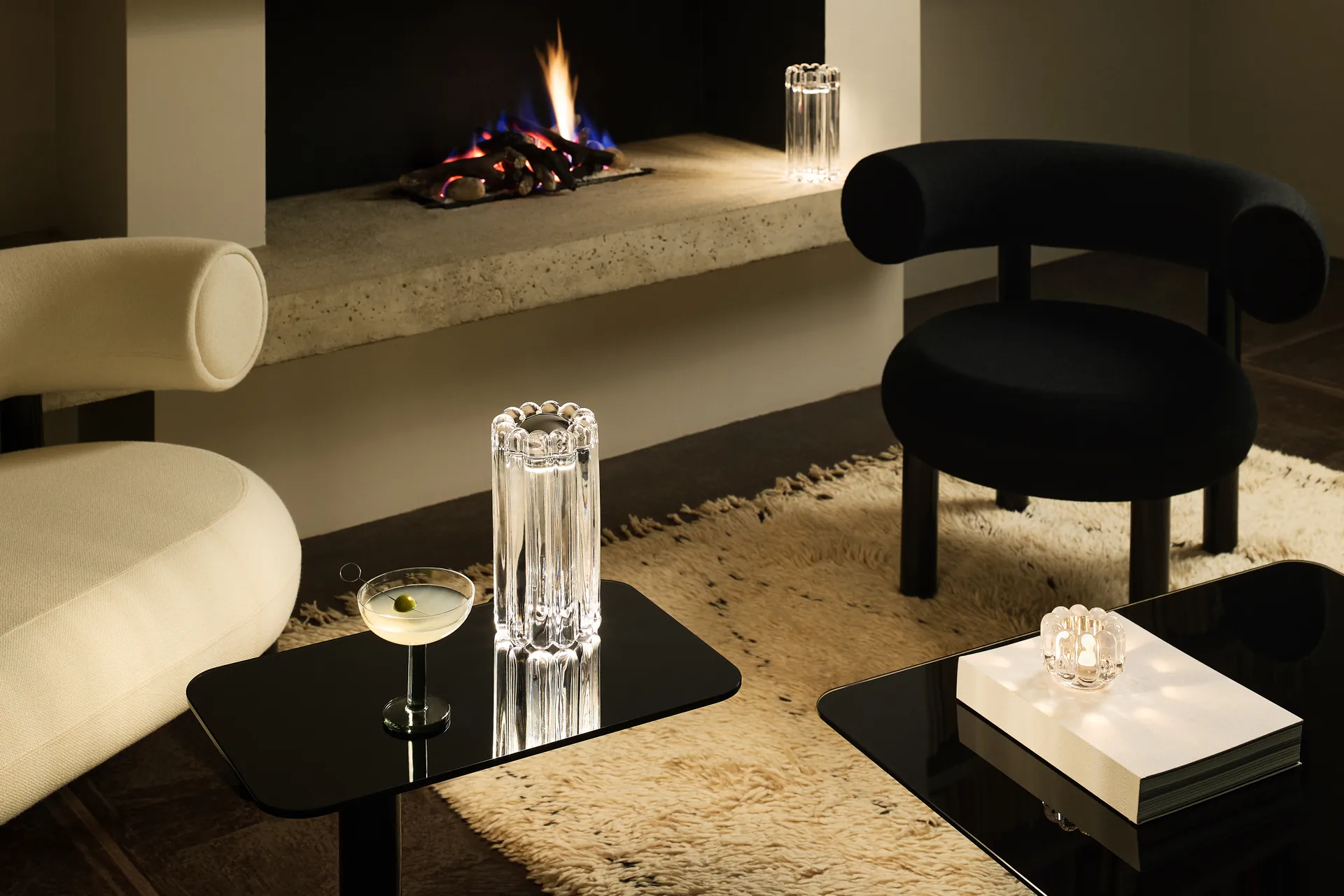 Puck coupeglass 17,5 cl 2-pakning, Clear Tom Dixon