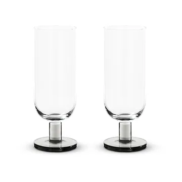 Puck highball glass 2-pakning 33,5 cm - Clear - Tom Dixon