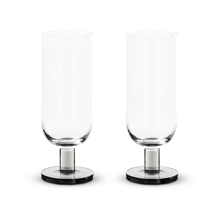 Puck highball glass 2-pakning 33,5 cm - Clear - Tom Dixon