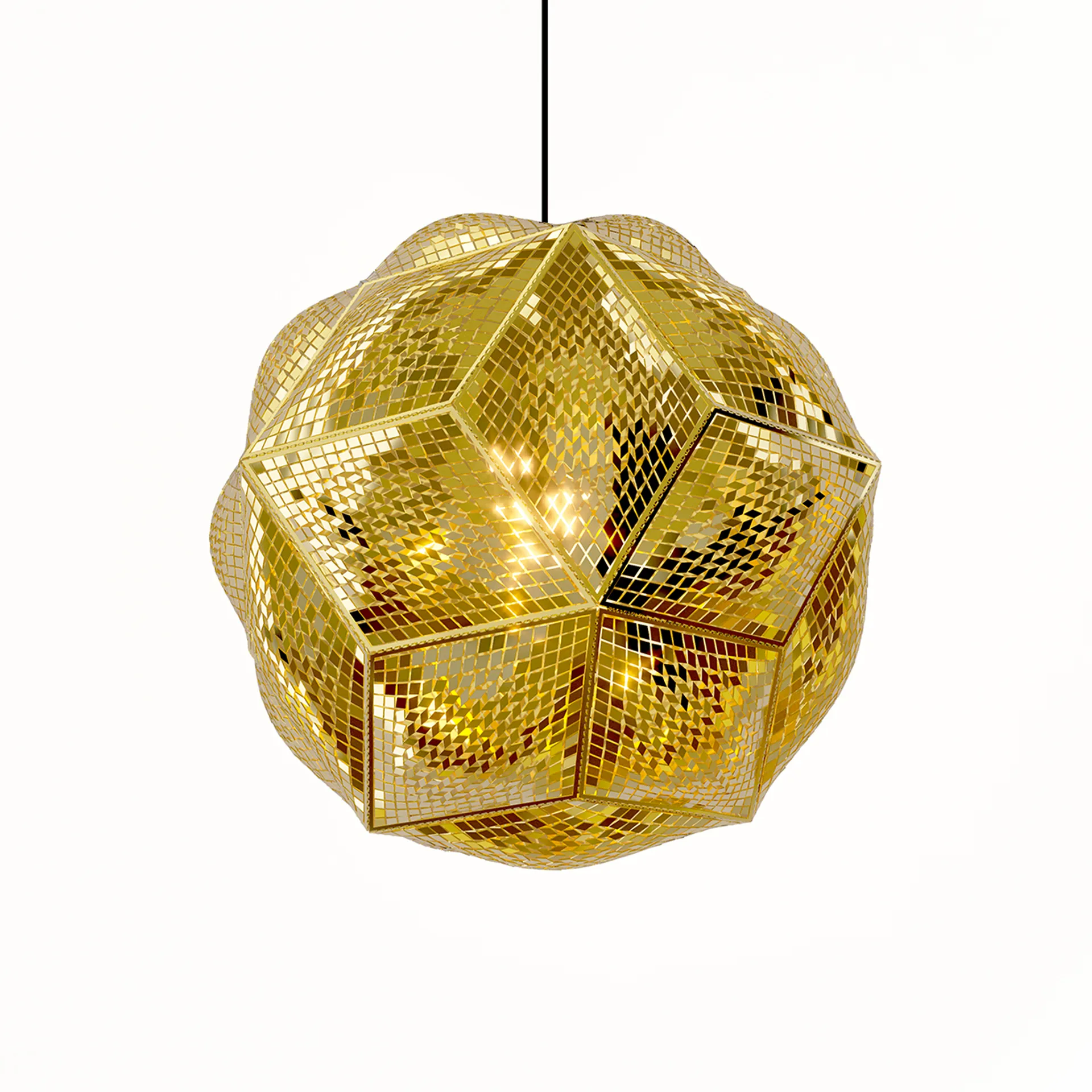 Puff Pendant takpendel Ø 45 cm, Messing Tom Dixon