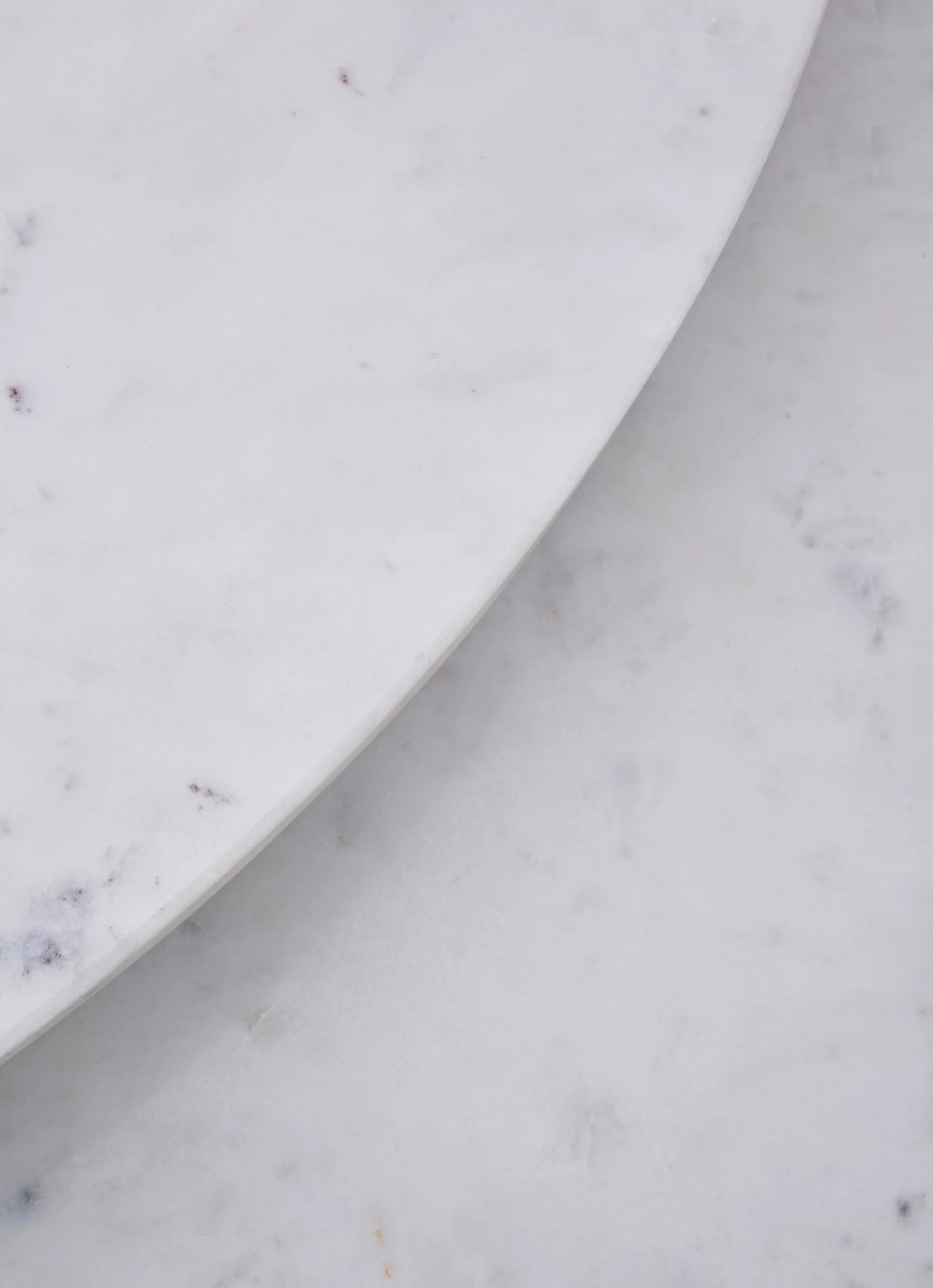 Skrue sidebord Ø60 cm, White marble-cast iron Tom Dixon