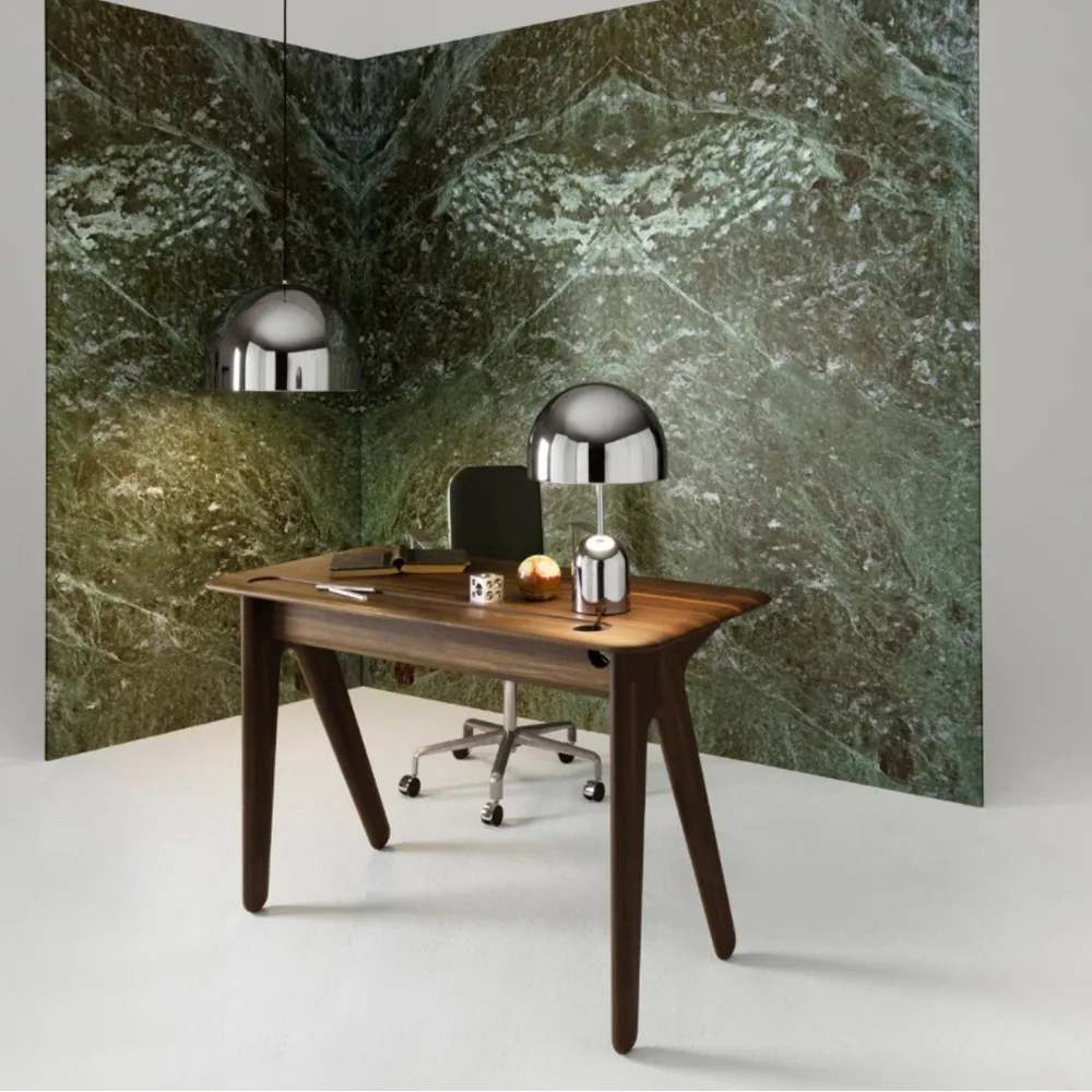 Slab skrivebord 60x120 cm, Eik røkt Tom Dixon