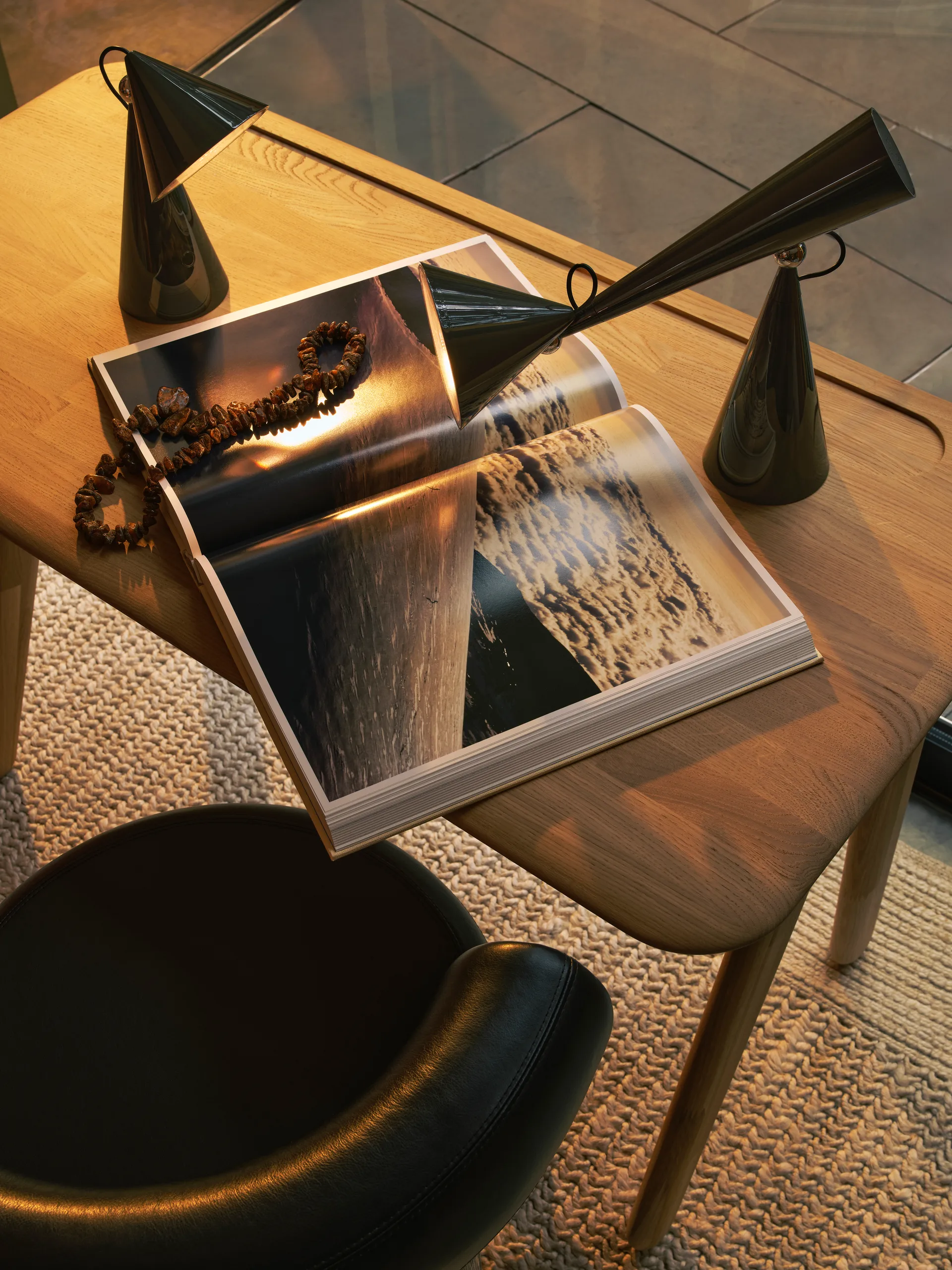 Slab skrivebord 60x120 cm, Eik Tom Dixon