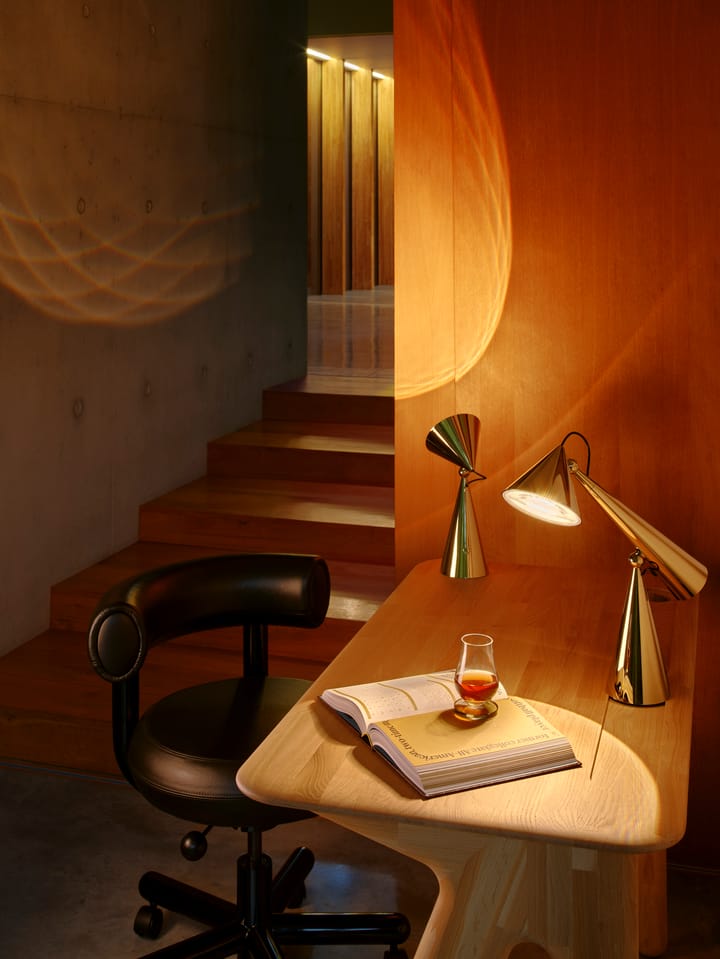 Slab skrivebord, Eik, 120 cm Tom Dixon