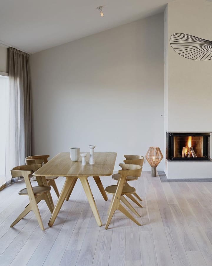 Slab spisebord 96x200 cm, Natural oak Tom Dixon