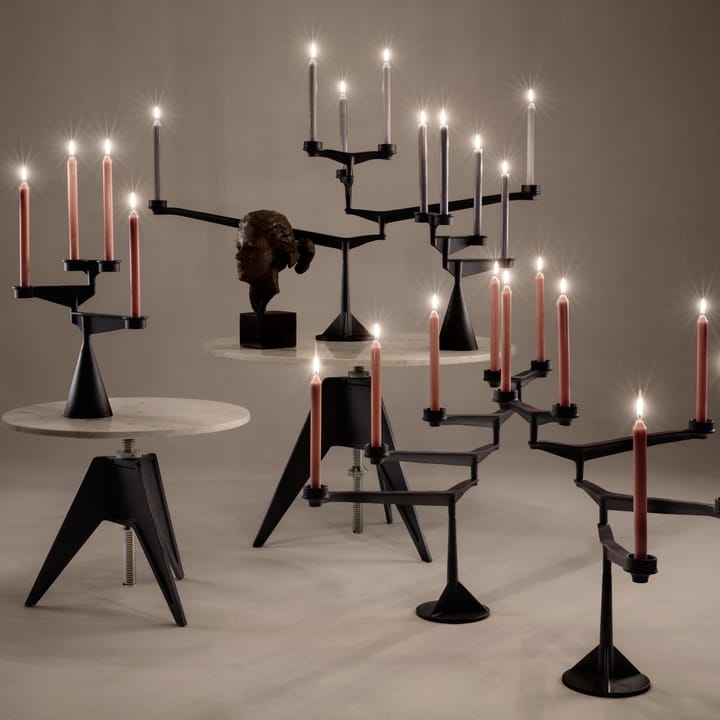 Spin kandelaber mini, Svart Tom Dixon