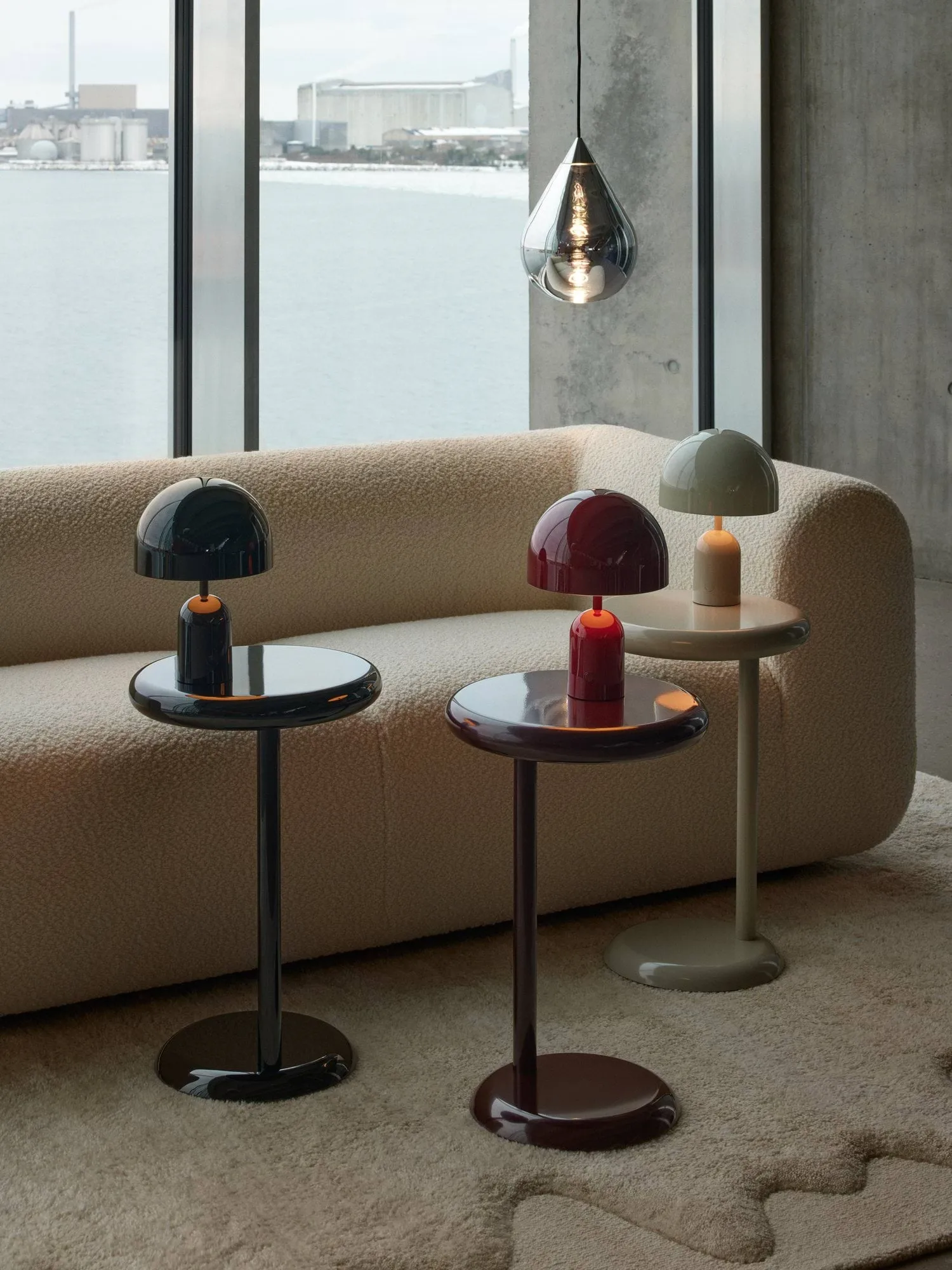 Spot sidebord, Putty, Ø35x55 cm Tom Dixon