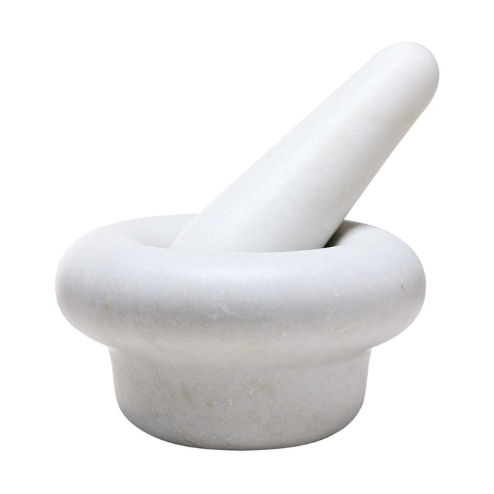 Stein morter Ø20 cm - White marble - Tom Dixon