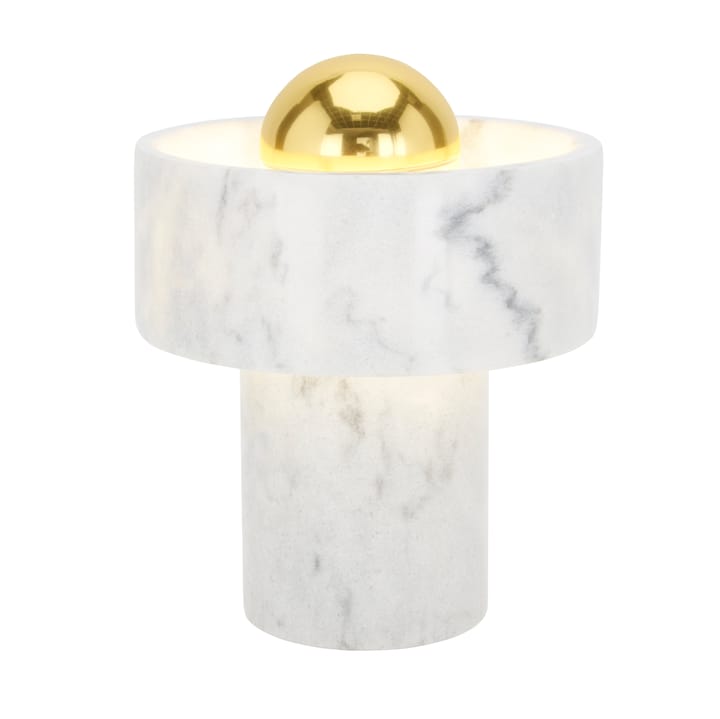 Stone bordlampe - Hvit marmor - Tom Dixon