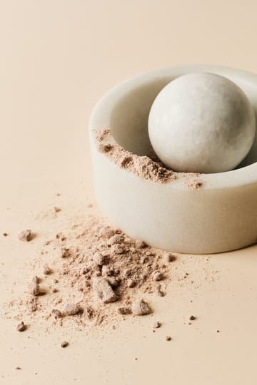 Stone krydderkvern Ø12 cm - White marble - Tom Dixon