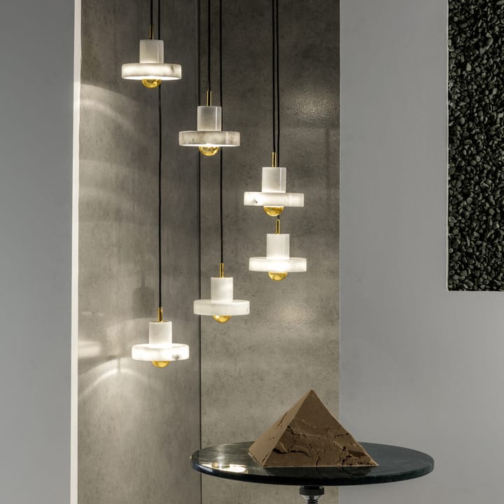 Stone pendel, Hvit marmor Tom Dixon