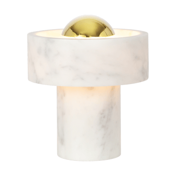 Stone Portable LED bordlampe 28 cm - Marble-gold - Tom Dixon