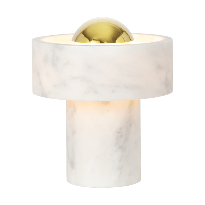 Stone Portable LED bordlampe 28 cm, Marble-gold Tom Dixon