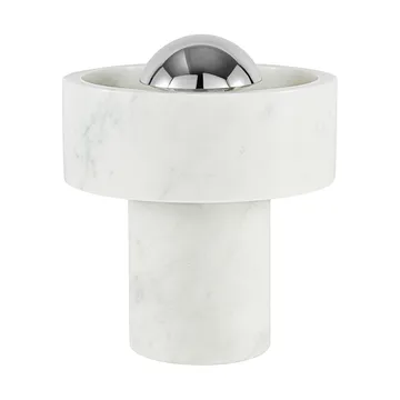 Stone Portable LED bordlampe 28 cm - Marble-silver - Tom Dixon