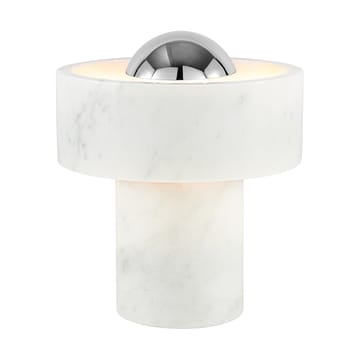 Stone Portable LED bordlampe 28 cm - Marble-silver - Tom Dixon