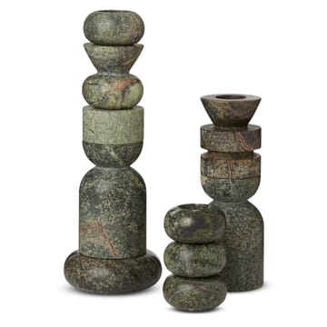 Stone Stacking lysestake 5 deler - Grønn - Tom Dixon