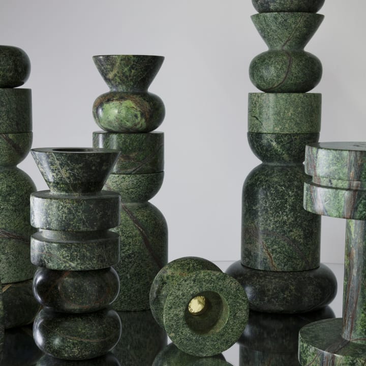 Stone Stacking lysestake 5 deler, Grønn Tom Dixon