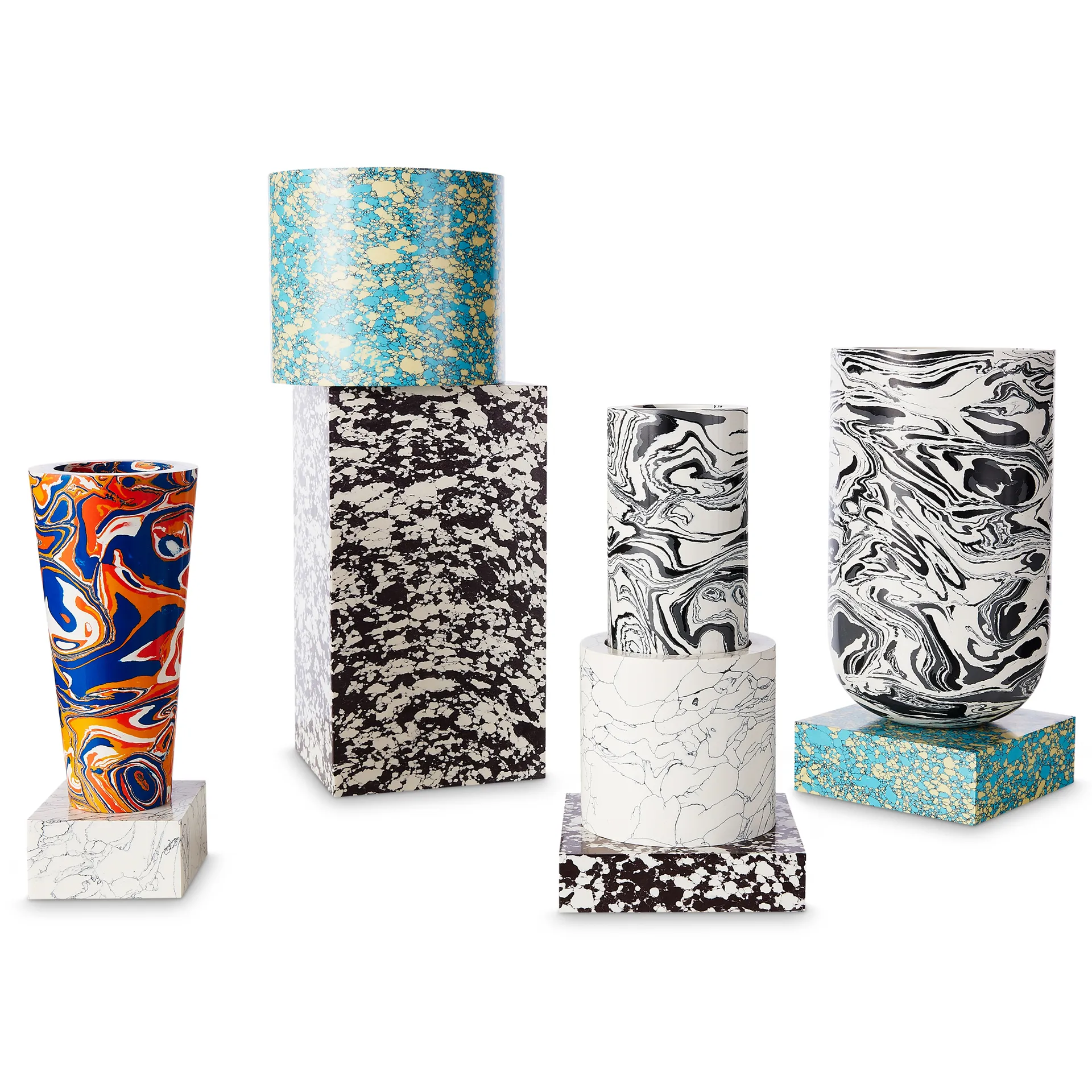 Swirl Medium vase 29 cm, Multi Tom Dixon