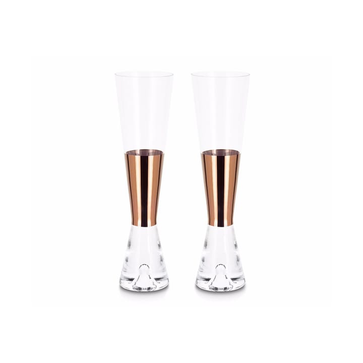 Tank champagneglass 2-stk - Kopper - Tom Dixon