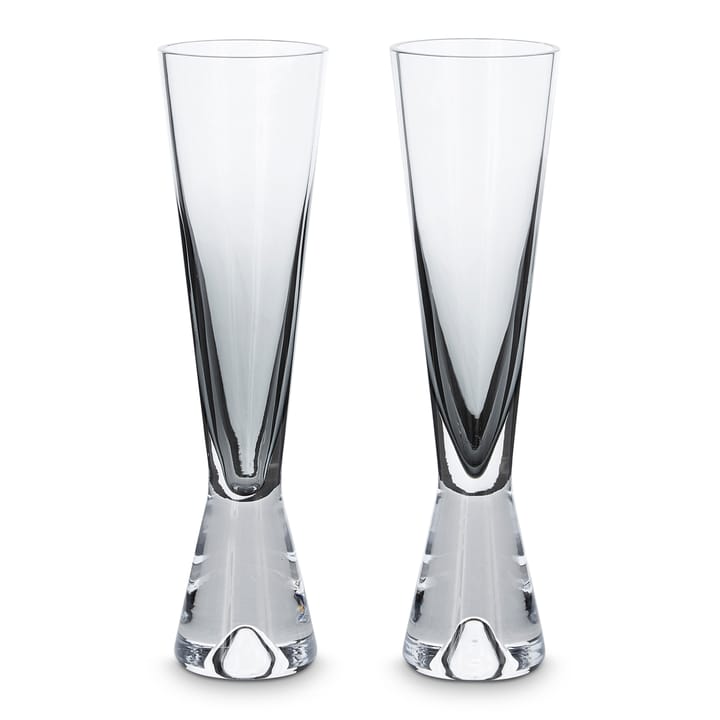 Tank champagneglass 2-stk - Svart - Tom Dixon