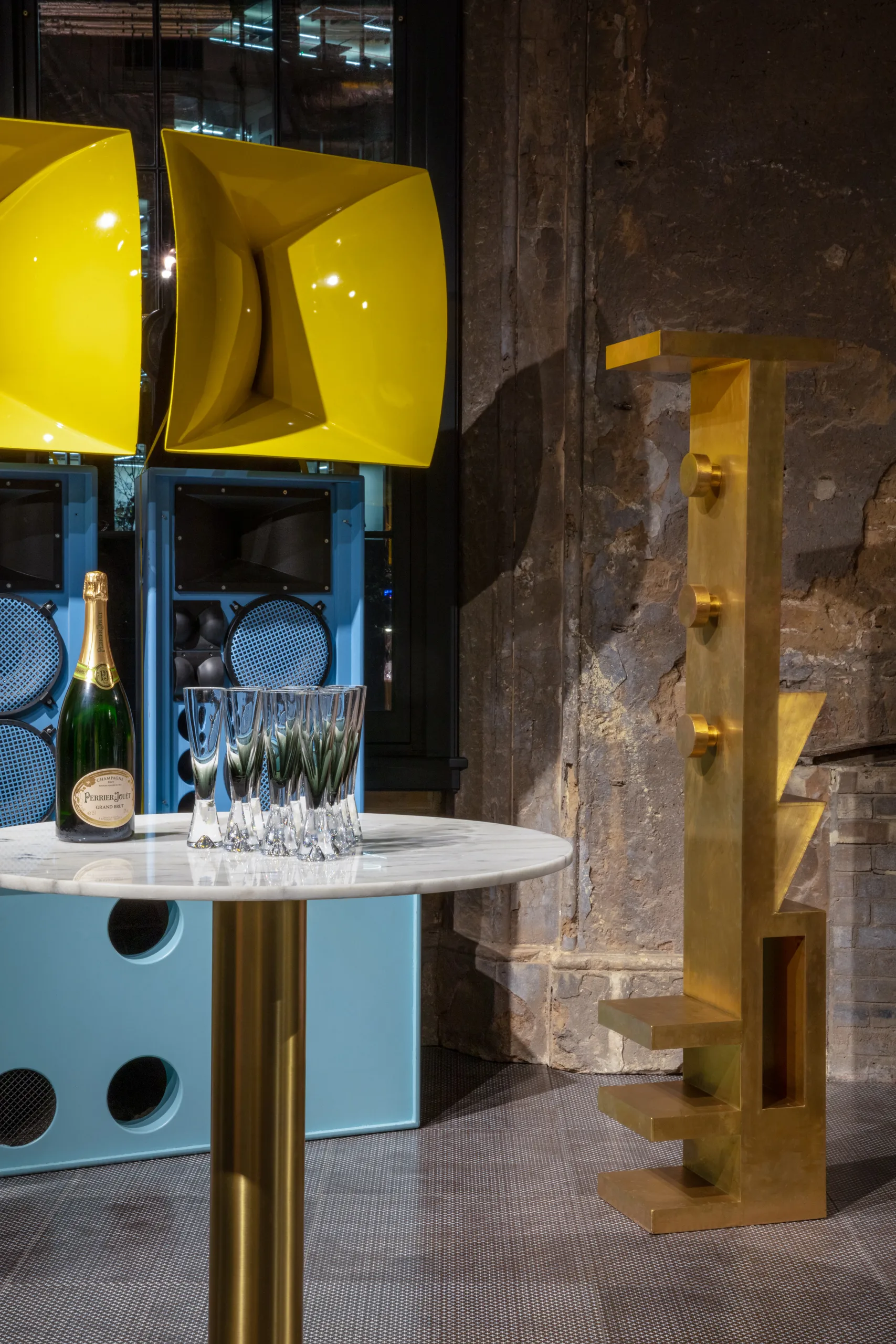 Tank champagneglass 2-stk, Svart Tom Dixon