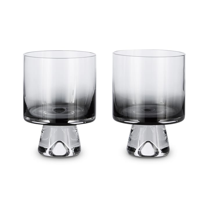 Tank drikkeglass lave 2-stk - Svart - Tom Dixon