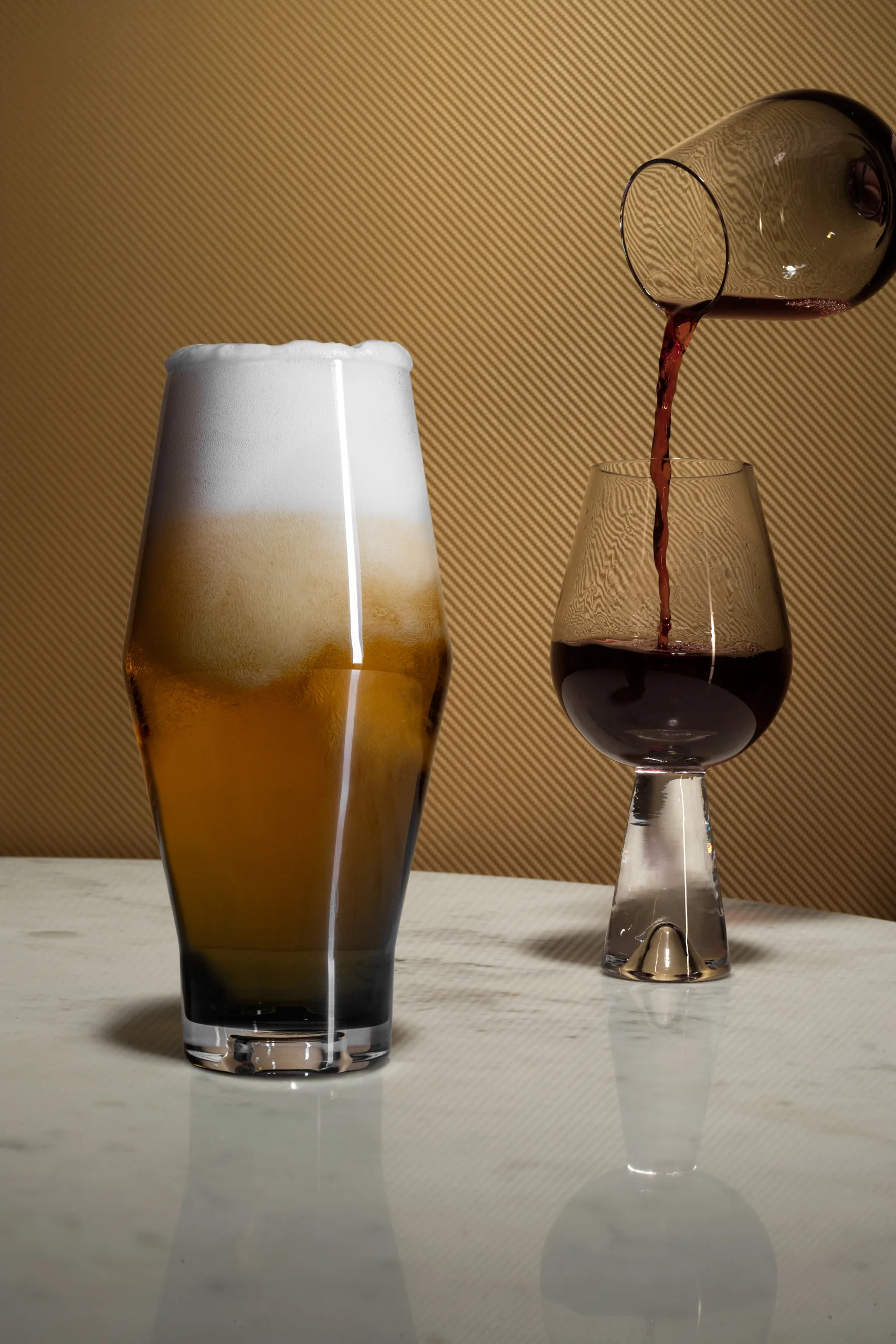 Tank vinglass 2-stk, Svart Tom Dixon