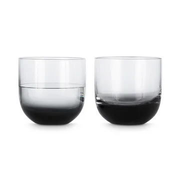 Tank whiskeyglass 2-stk - Svart - Tom Dixon