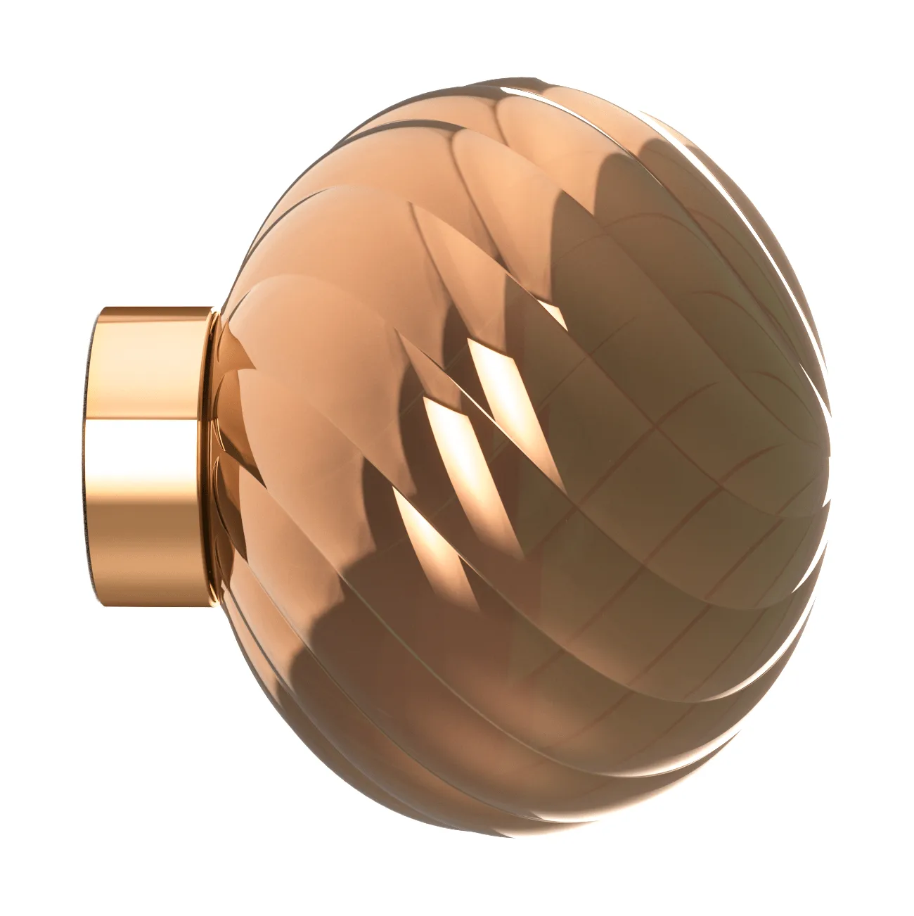Whirl vegglampe Ø30 cm, Copper Tom Dixon