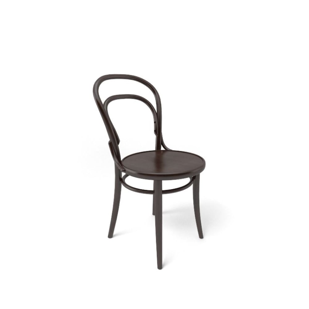 TON Ton no.14 stol Coffee B4-New Finérsete