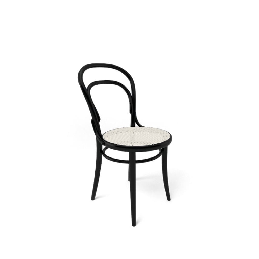 Ton no.14 stol Sortbeiset B123-New Rottingsete | Skandinavisk Design | Stoler | Svart