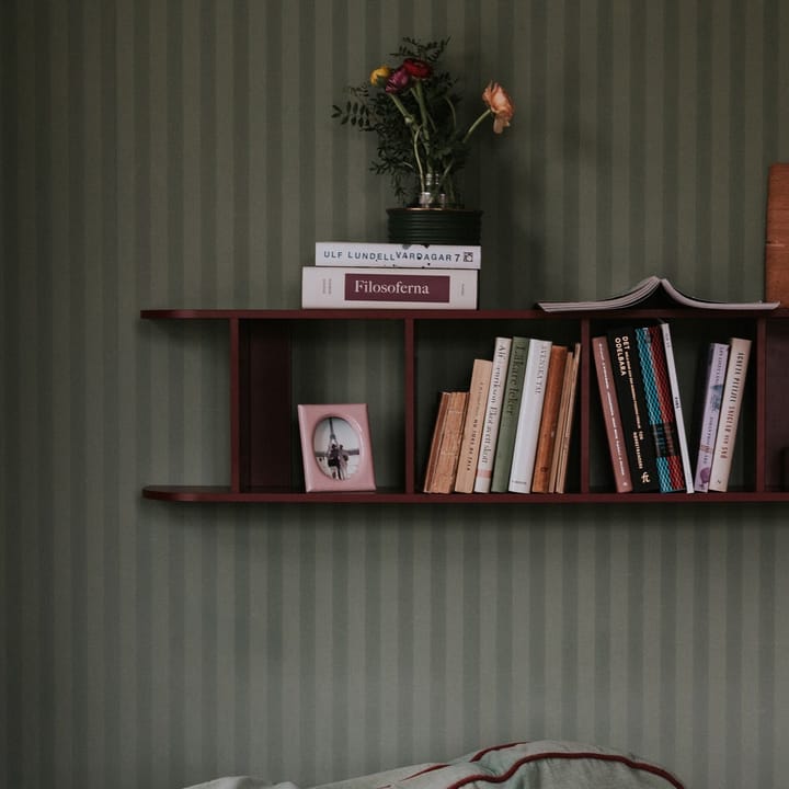 Flaneaur vegghylle 27x128 cm, Burgundy TÔNN furniture